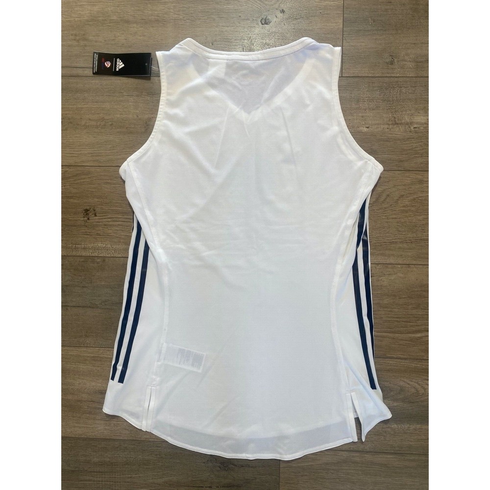 Adidas Team USA Volleyball Jersey Top Primeblue Women Size Large White FK1047 - Picture 3 of 5